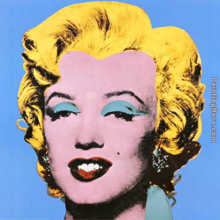 Shot Blue Marilyn 1964 painting - Andy Warhol Shot Blue Marilyn 1964 art painting
